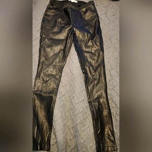 Vegan leather pants
